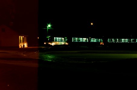 Riga tram Tatra T6 2020-03 Ķengarags loop