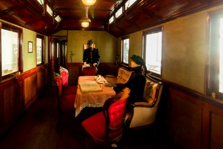 Salonwagen 447 innen - Verkehrsmuseum Dresden 11