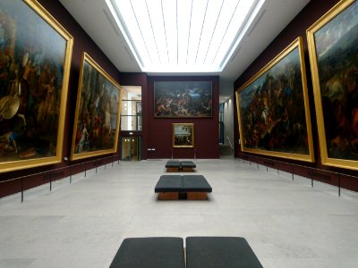 Salle de l'Histoire d'Alexandre par Charles Le Brun, Peintures françaises, Musée du Louvre, vue 2