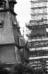 Rijksmuseumtoren in restauratiesteigers, Bestanddeelnr 911-6178
