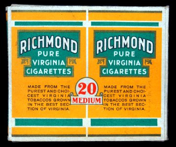 Richmond cigarettes pack, pic1