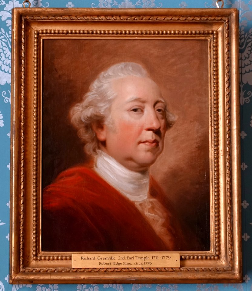 Richard Grenville, 2nd Earl Temple, by Robert Edge Pince, c. 1776, oil on canvas - Stowe House - Buckinghamshire, England - DSC07107