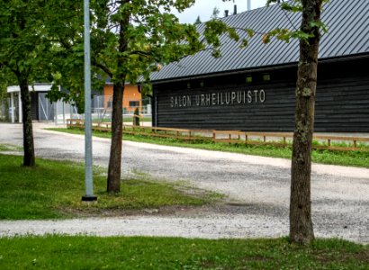 Salon urheilupuisto entrance