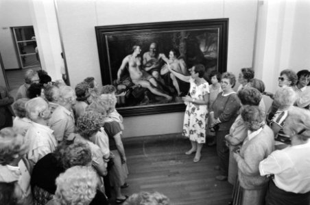 Rijksmuseum te Amsterdam toont de nieuwe aanwinst Lot en zijn dochters van H. , Bestanddeelnr 934-4916
