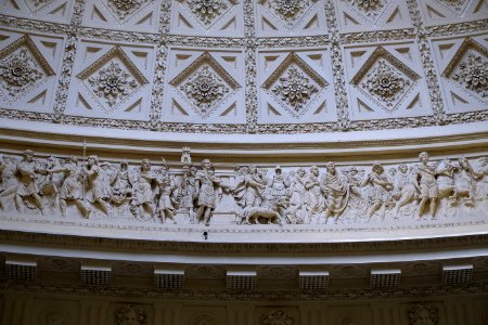 Saloon dome frieze,4 of 4 - Stowe House - Buckinghamshire, England - DSC07203