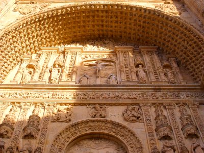 Salamanca - Convento de San Esteban, fachada occidental, detalles 3