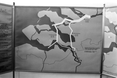Rijn-Scheldeverbinding kaartje met oude en nieuwe situatie, Bestanddeelnr 928-1601