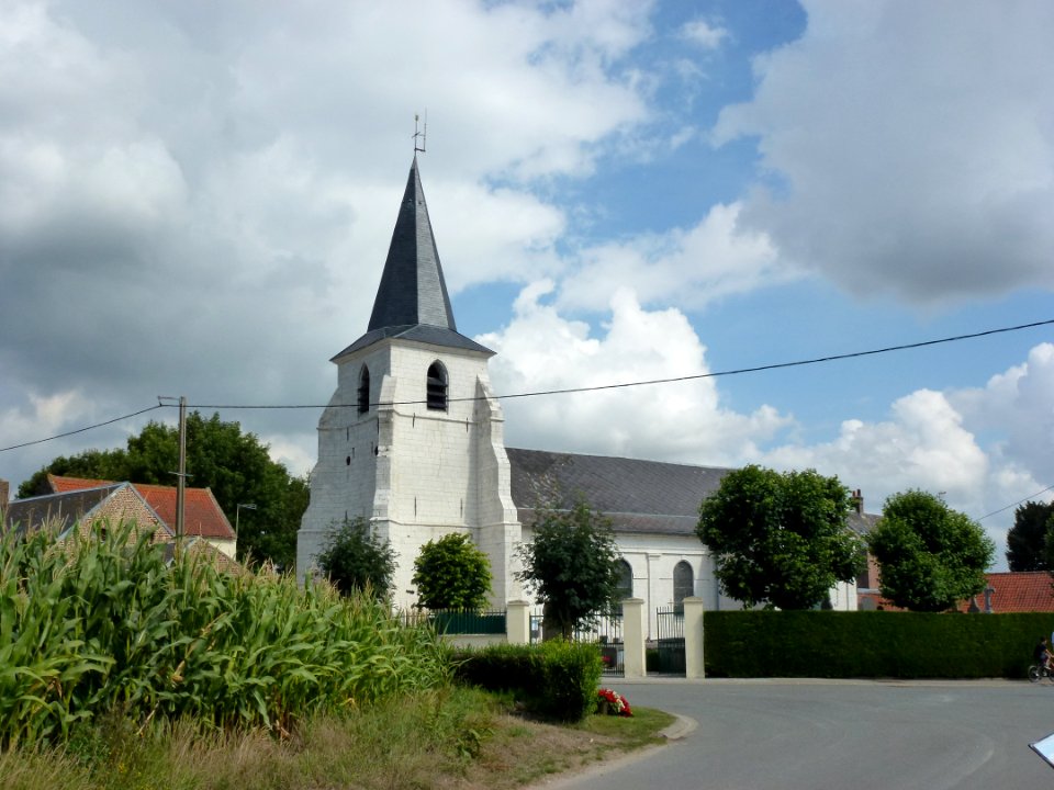 Salperwick (Pas-de-Calais) l'église Notre Dame de la Bonne Fin