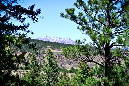 Rocky landscape colorado mountains photo