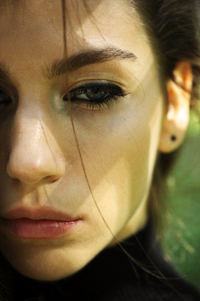 Make-up face photography
