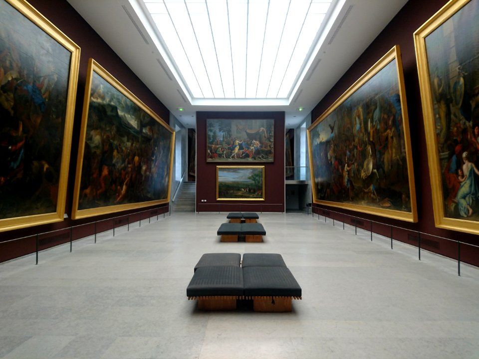 Salle de l'Histoire d'Alexandre par Charles Le Brun, Peintures françaises, Musée du Louvre