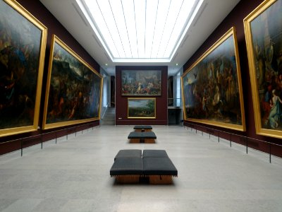 Salle de l'Histoire d'Alexandre par Charles Le Brun, Peintures françaises, Musée du Louvre photo