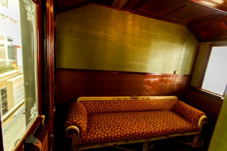 Salonwagen 447 innen - Verkehrsmuseum Dresden 9