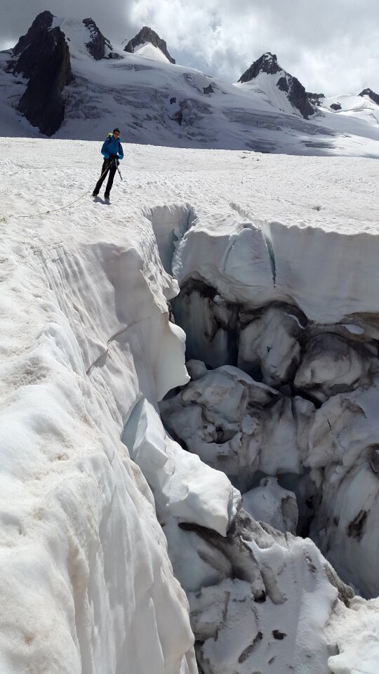 Mer de glace high mountains alpine