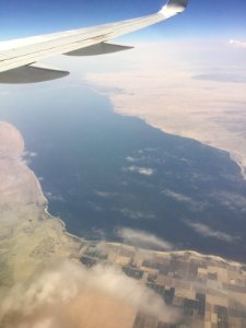 Salton Sea from Air in 2016 06