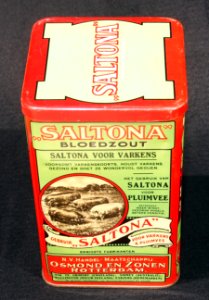 Saltona Bloedzout blik, Osmond en Zonen, Rotterdam, foto01