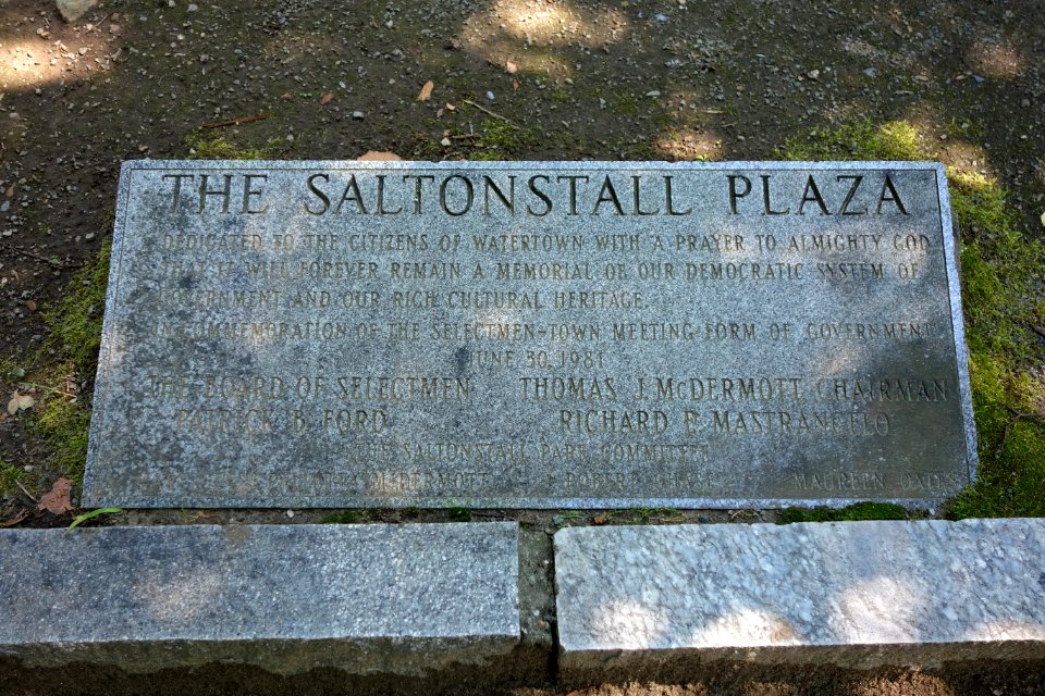 Saltonstall Plaza memorial - Watertown, Mass - DSC03902