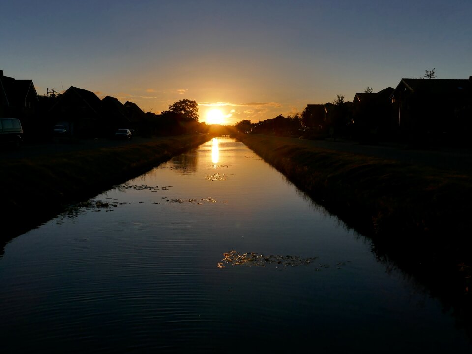 Sunset mood water