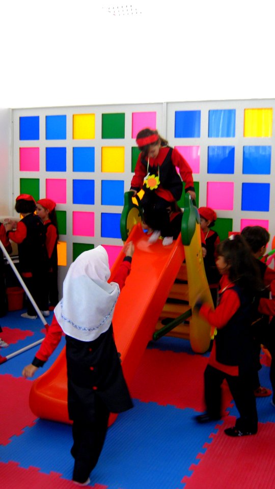 Sama Kindergarten and Elementary School - First day of Iranian new education year - for Kindergarten students and elementary school newcomers - Qods zone(town) - city of Nishapur 090