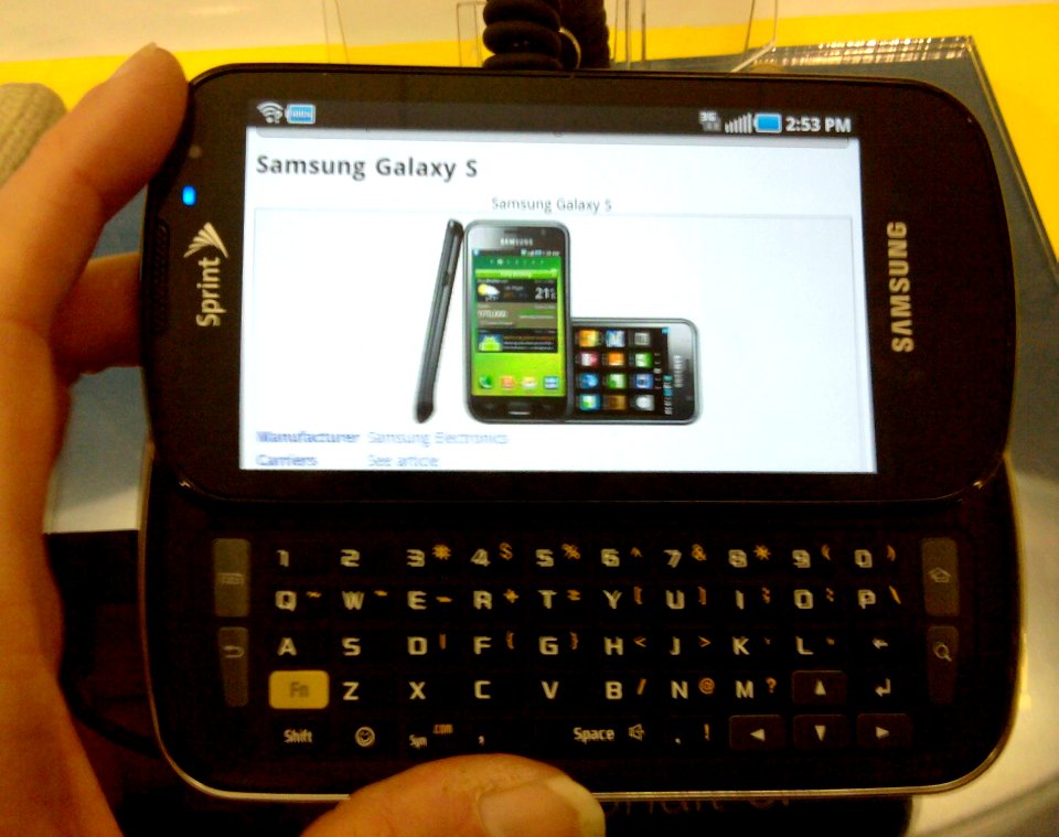 Samsung Galaxy S Sprint jeh