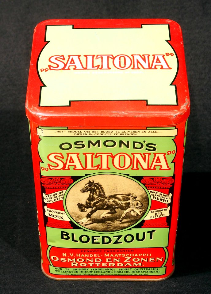 Saltona Bloedzout blik, Osmond en Zonen, Rotterdam, foto02