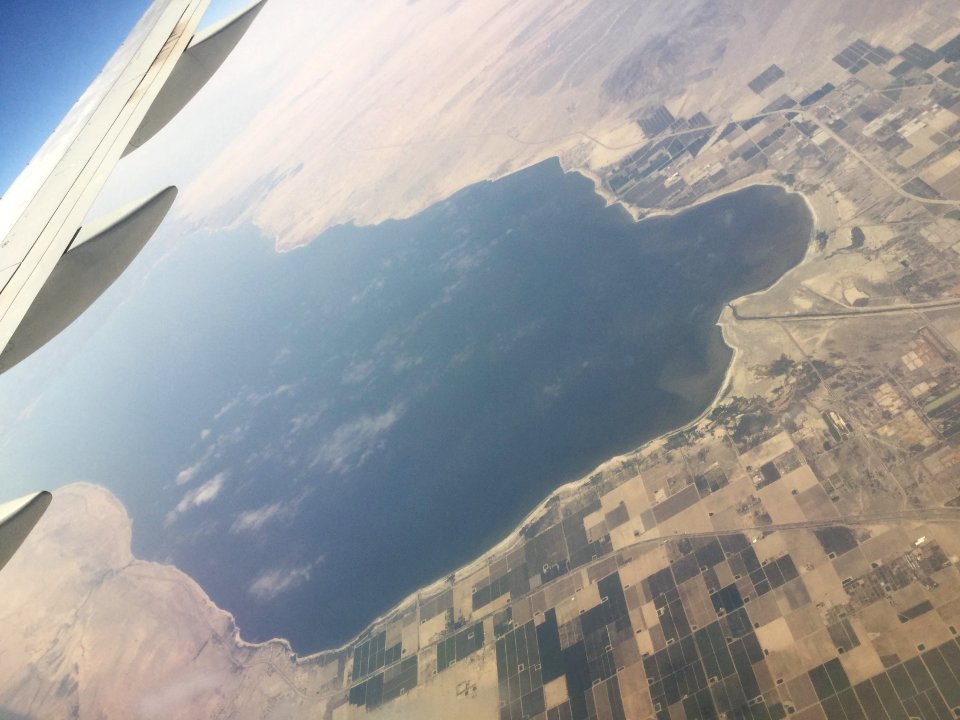 Salton Sea from Air in 2016 02