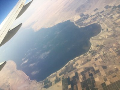 Salton Sea from Air in 2016 02