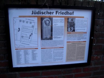 Salzkotten-Jüdischer Friedhof - Informationstafel
