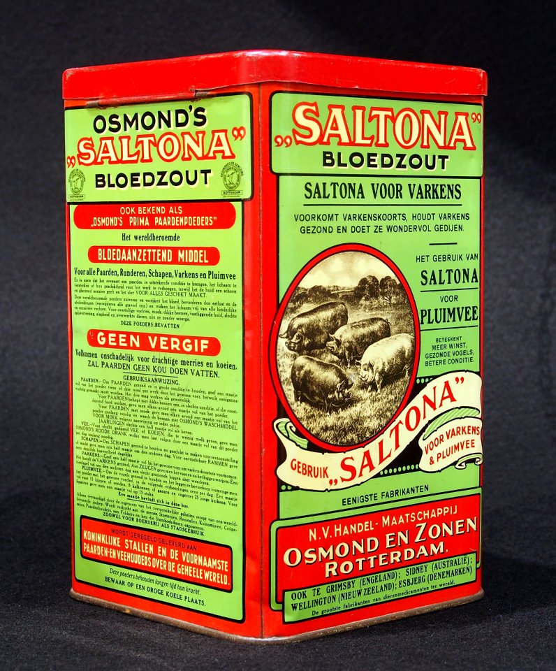 Saltona Bloedzout blik, Osmond en Zonen, Rotterdam, foto06
