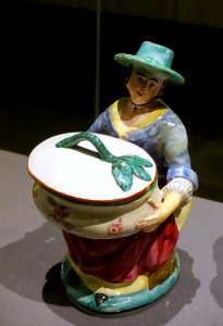 Salt dish, Slovakia, Holic, 1746-1827, faience - Museum of Anthropology, University of British Columbia - DSC08933
