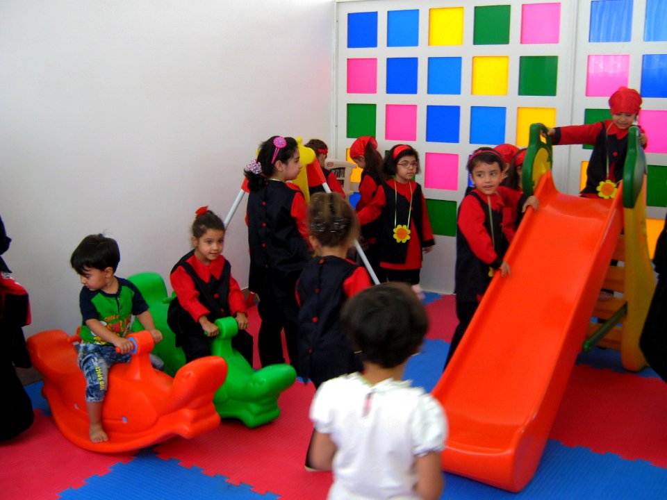 Sama Kindergarten and Elementary School - First day of Iranian new education year - for Kindergarten students and elementary school newcomers - Qods zone(town) - city of Nishapur 098