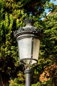 San Jeronimo lamp post Granada Andalusia Spain