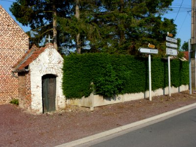Saméon (Nord, Fr) oratoire, D 127
