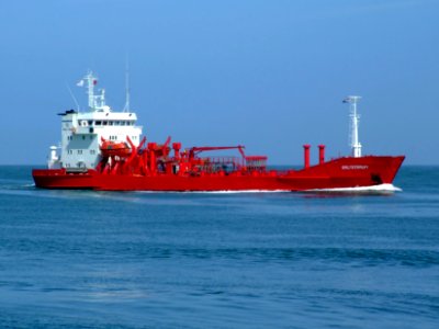 Saltstraum p2a approaching Port of Rotterdam, Holland 20-May-2007