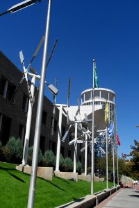 Salt Palace - west side, south of main entrance - 12 September 2012