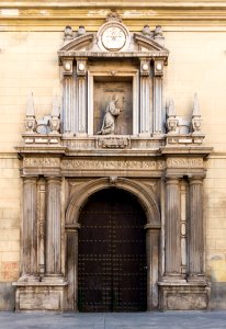 San Juan de Dios hospital entrance Granada Andalusia Spain