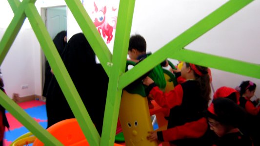 Sama Kindergarten and Elementary School - First day of Iranian new education year - for Kindergarten students and elementary school newcomers - Qods zone(town) - city of Nishapur 081