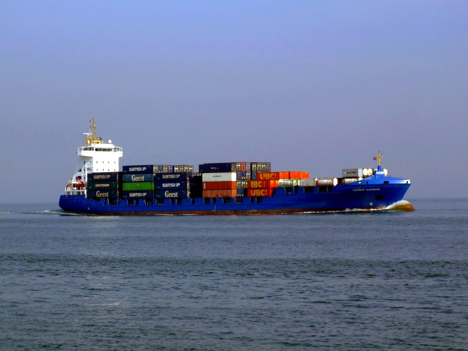 Samskrip Express approaching Port of Rotterdam 03-May-2008