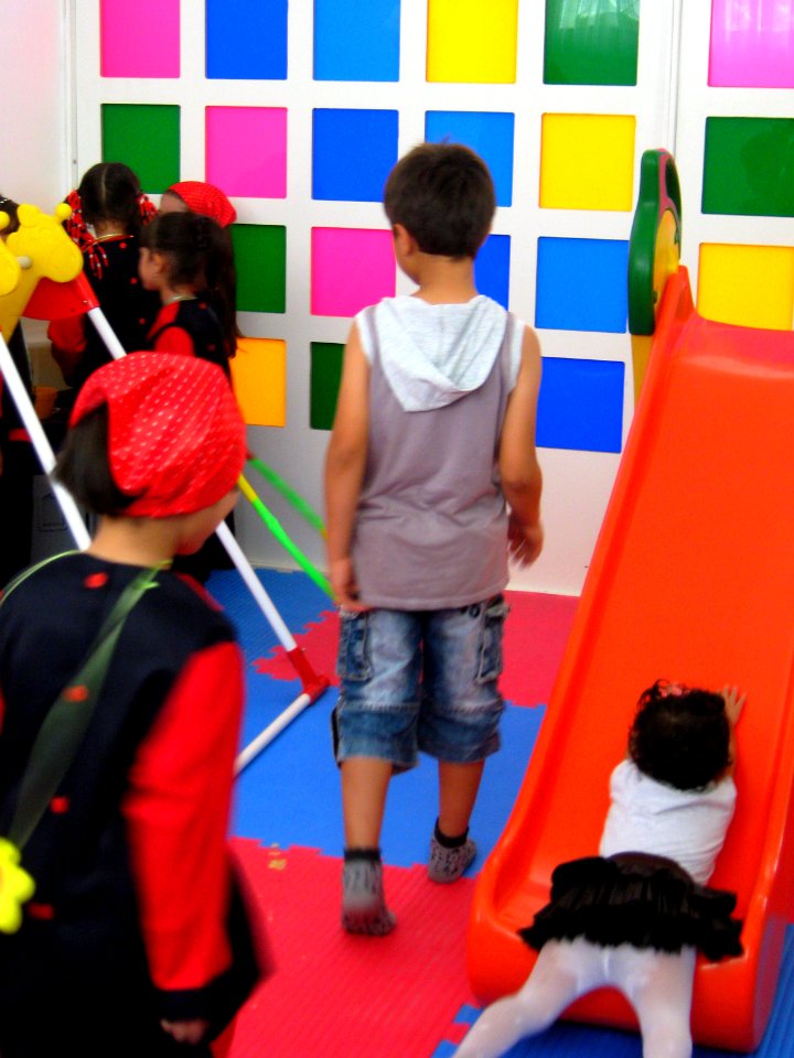 Sama Kindergarten and Elementary School - First day of Iranian new education year - for Kindergarten students and elementary school newcomers - Qods zone(town) - city of Nishapur 125