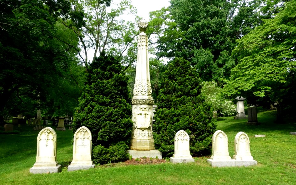 Samuel P. Allen family - Mount Auburn Cemetery - DSC04088