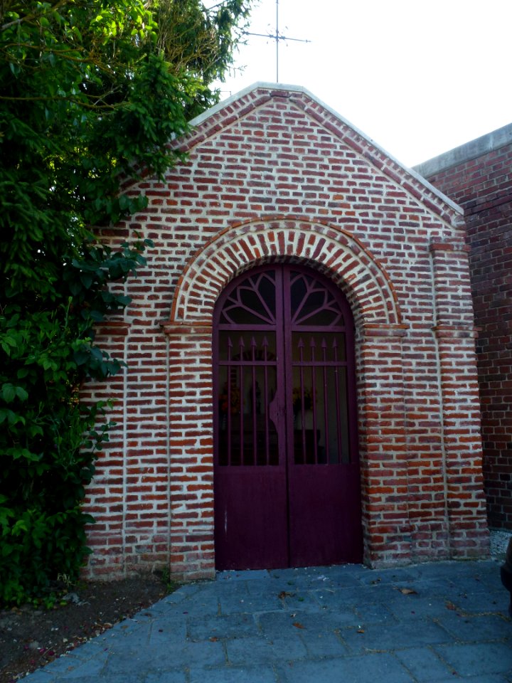 Saméon (Nord, Fr) oratoire St.Roch, rue de la Mairie