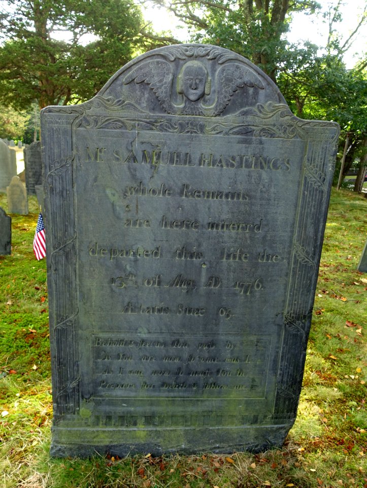 Samuel Hastings - East Parish Burying Ground - Newton, MA - DSC07279
