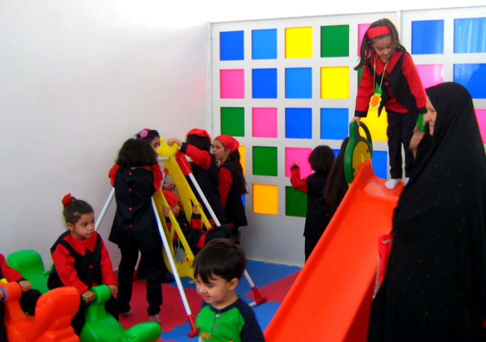 Sama Kindergarten and Elementary School - First day of Iranian new education year - for Kindergarten students and elementary school newcomers - Qods zone(town) - city of Nishapur 087