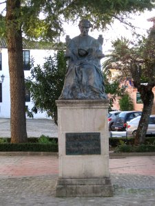 San Juan Bosco, statue, Ronda, Spain