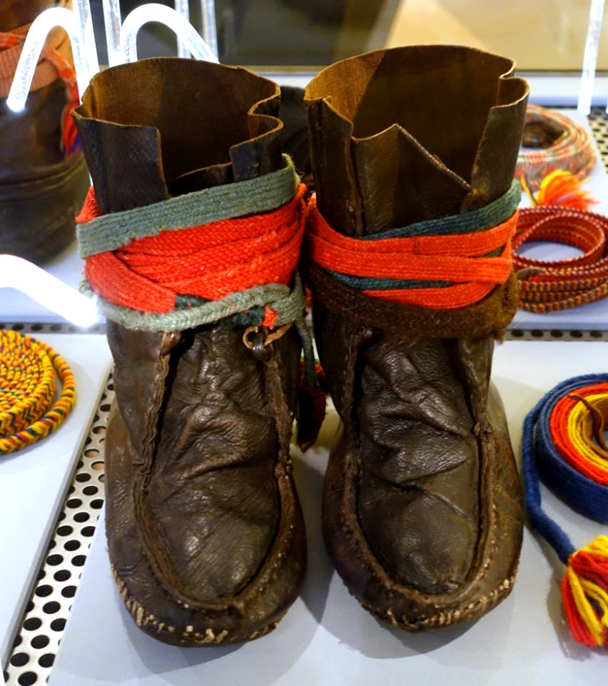 Sami shoes - Nordiska museet - Stockholm, Sweden - DSC09909