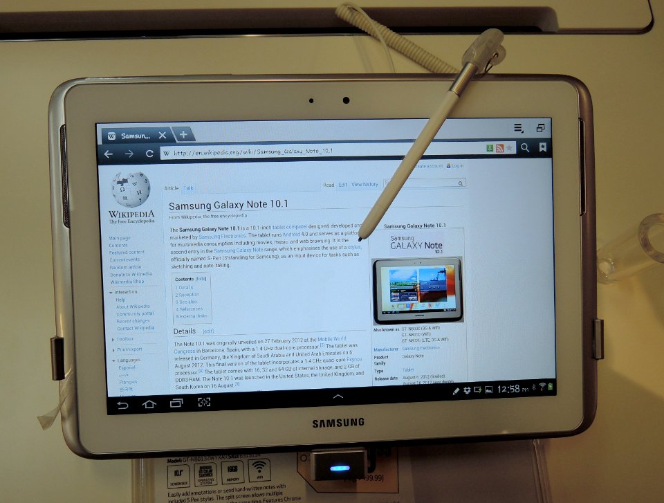 Samsung Galaxy Note 10.1 jeh