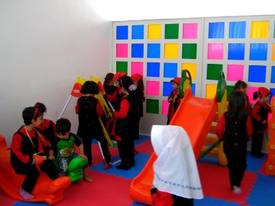 Sama Kindergarten and Elementary School - First day of Iranian new education year - for Kindergarten students and elementary school newcomers - Qods zone(town) - city of Nishapur 096