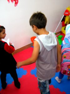 Sama Kindergarten and Elementary School - First day of Iranian new education year - for Kindergarten students and elementary school newcomers - Qods zone(town) - city of Nishapur 123