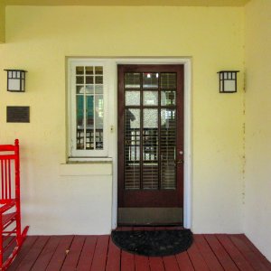 Sam Gilliam House secondary entry facade 