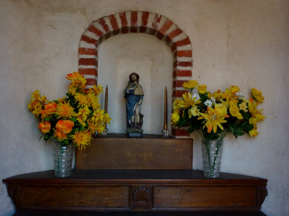 Saméon (Nord, Fr) oratoire St.Roch, intérieur